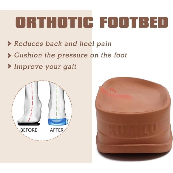 Women's Brown Fleece Fuzzy Fur Criss Cross Open Band Cozy Slippers Shoes - Picture 4 of 9